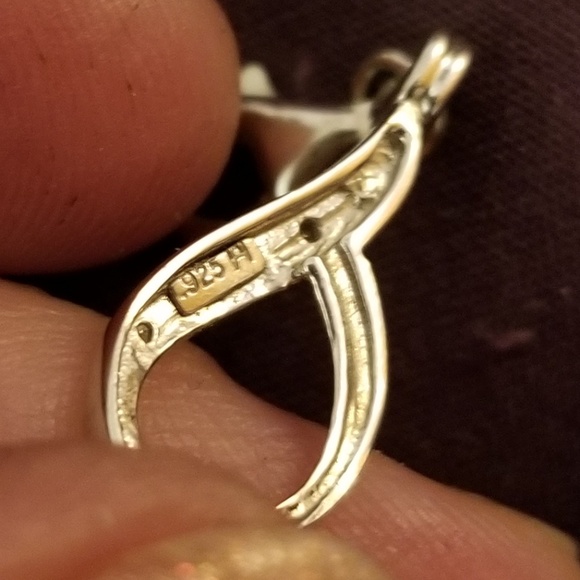 ❤Worn Once❤ Diamond/Sterling Silver Bracelet - Picture 5 of 6